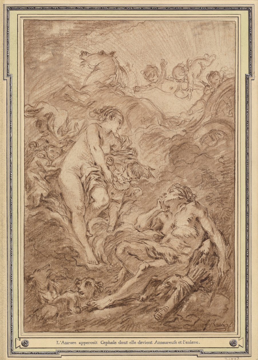 Zorza polarna i Cefalus autorstwa François Boucher