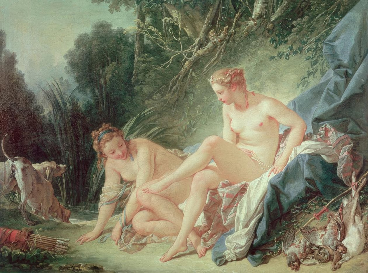 Kąpiel Diany autorstwa François Boucher