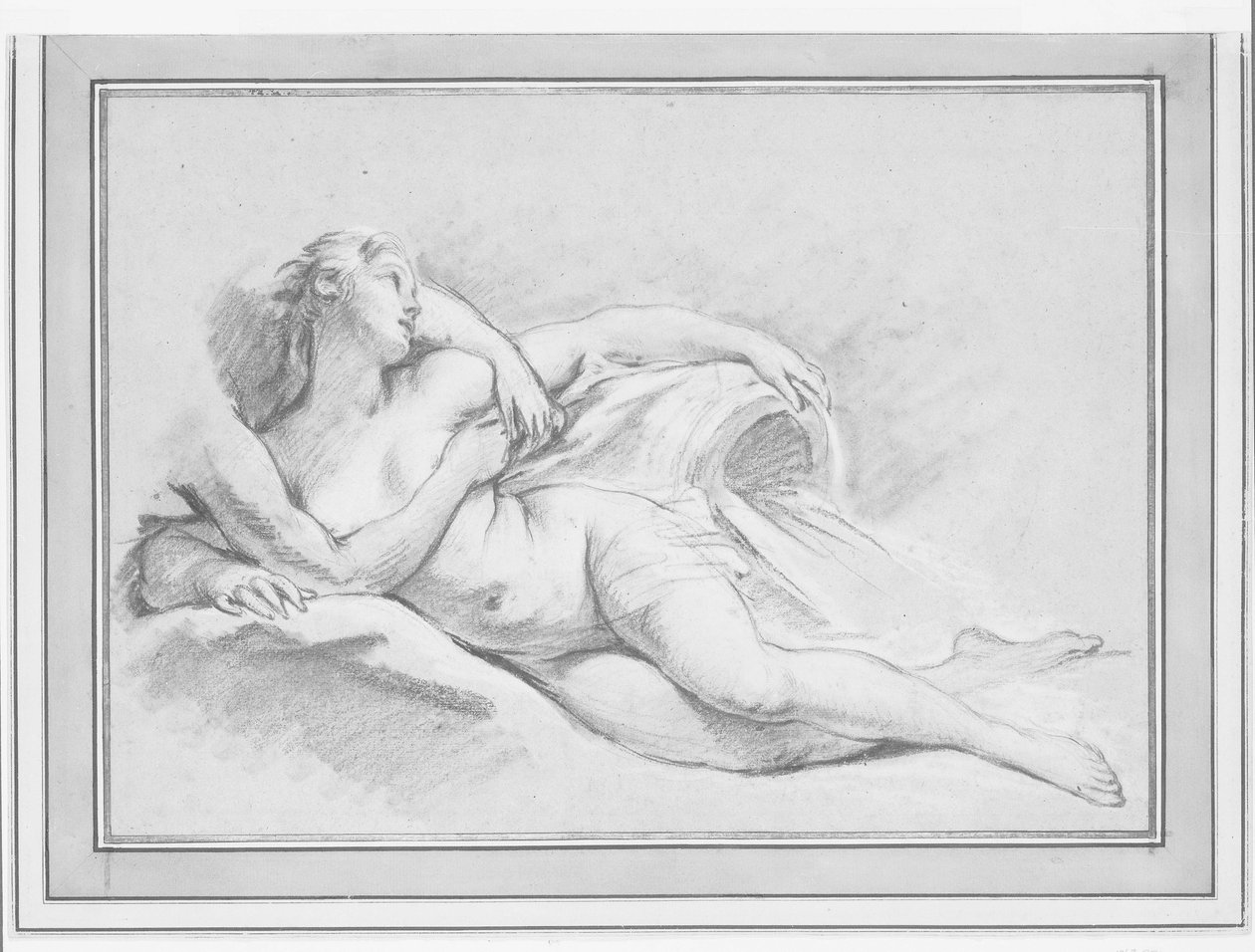 Boucher - Studium dwóch nimf, ok. 1749 r. autorstwa François Boucher