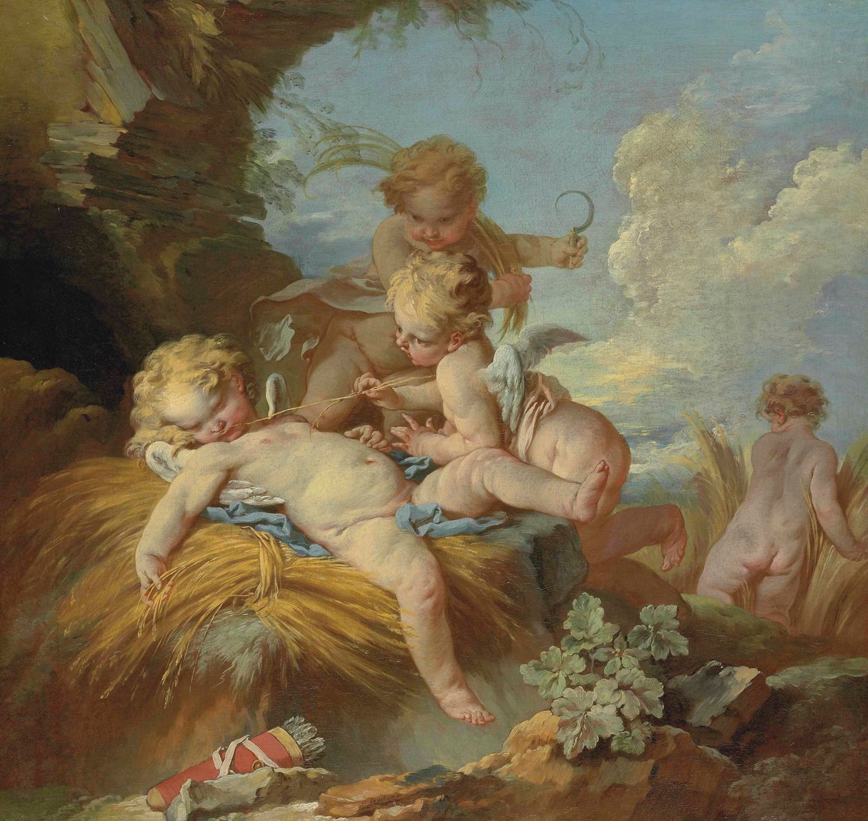 Boucher - Żniwa miłości, Ananoff i Wildenstein, 63 autorstwa François Boucher