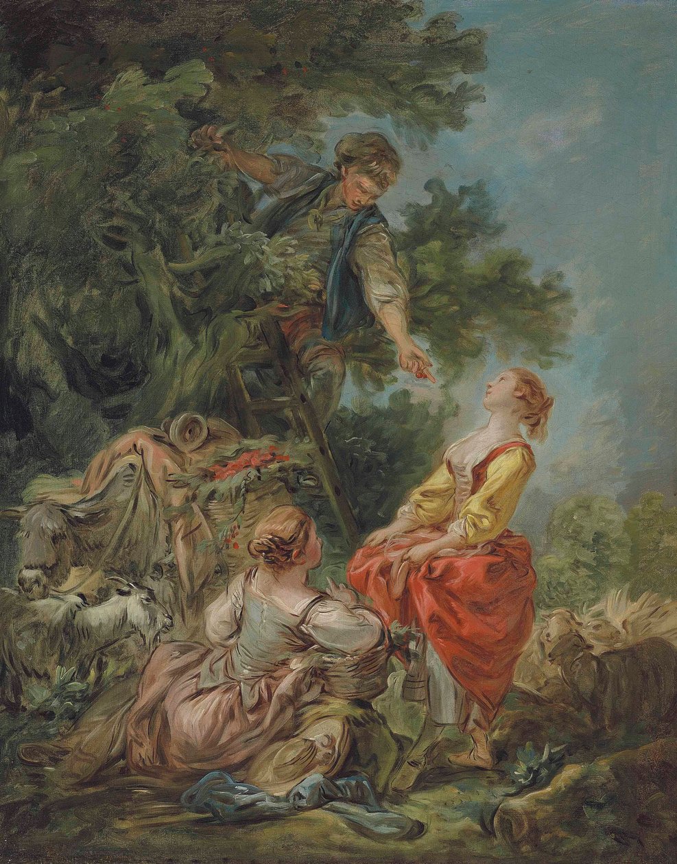Rzeźnik - La Cueillette des Cerises autorstwa François Boucher