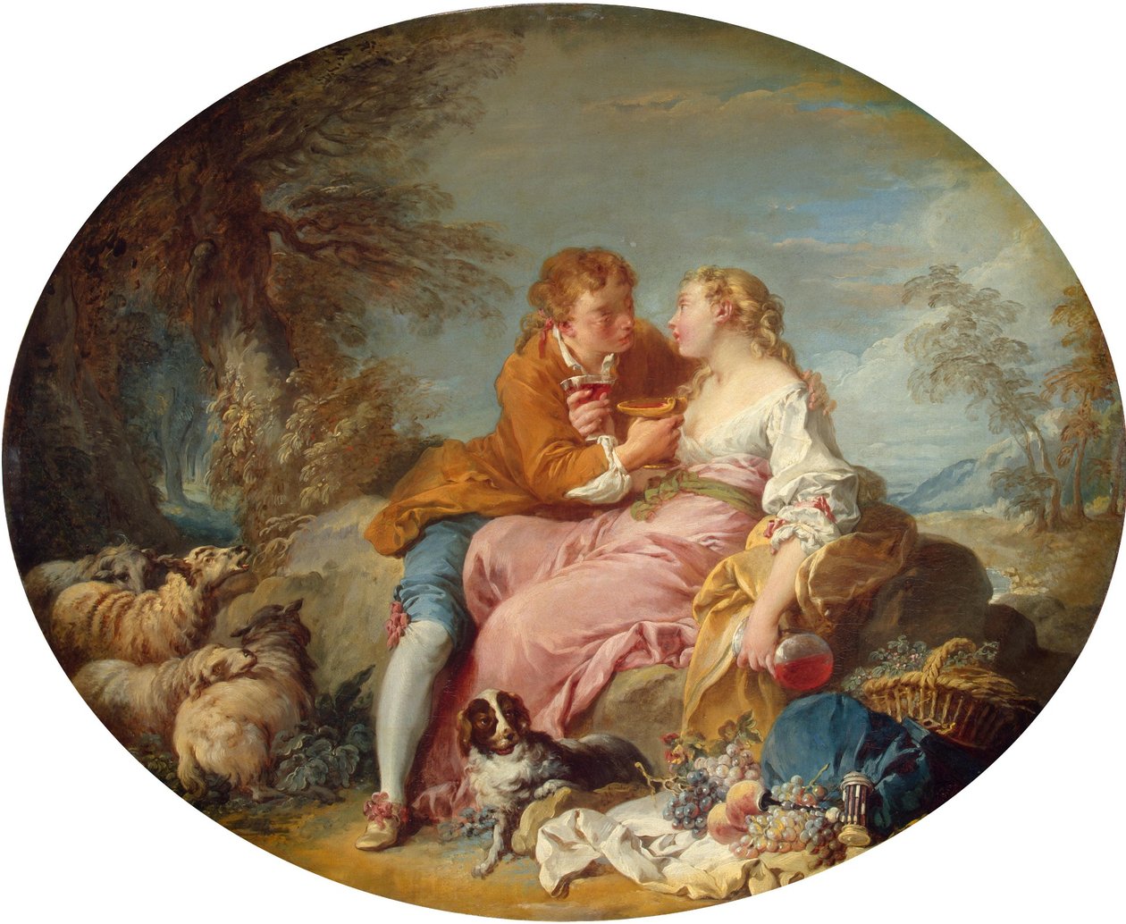 Boucher - Scena pastoralna, początek lat 30. XVII wieku autorstwa François Boucher