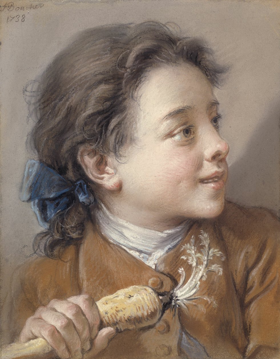 Chłopiec z marchewką autorstwa François Boucher