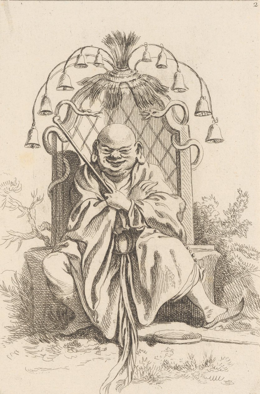 Chiński lekarz, 1738-45. autorstwa François Boucher