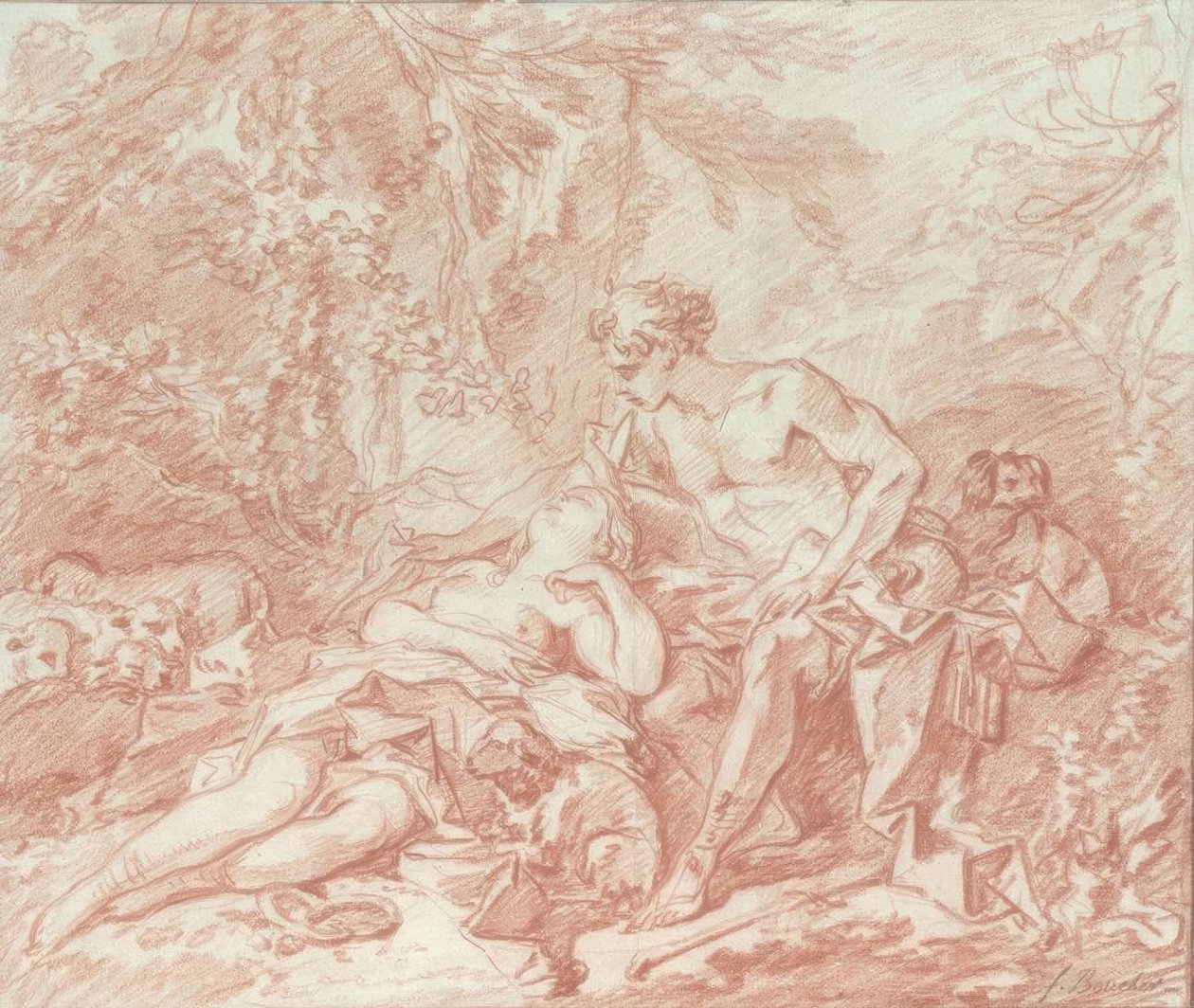 Daphnis i Chloë autorstwa François Boucher