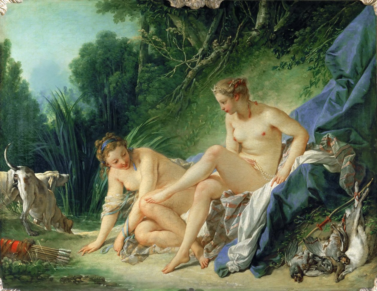 Diana po kąpieli autorstwa François Boucher