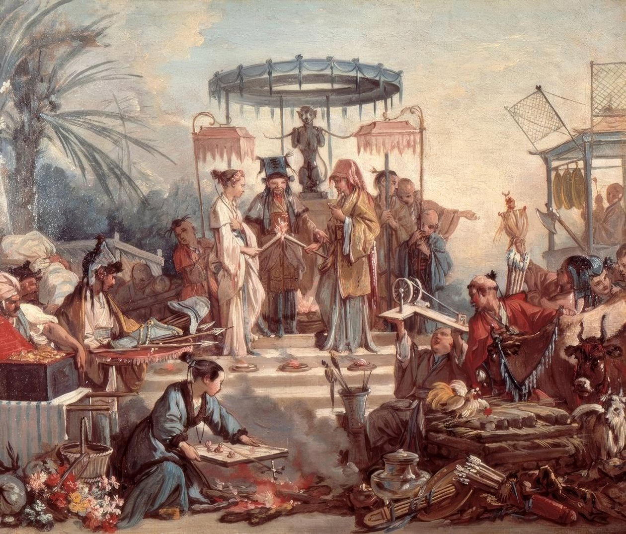 Chiński ślub autorstwa François Boucher
