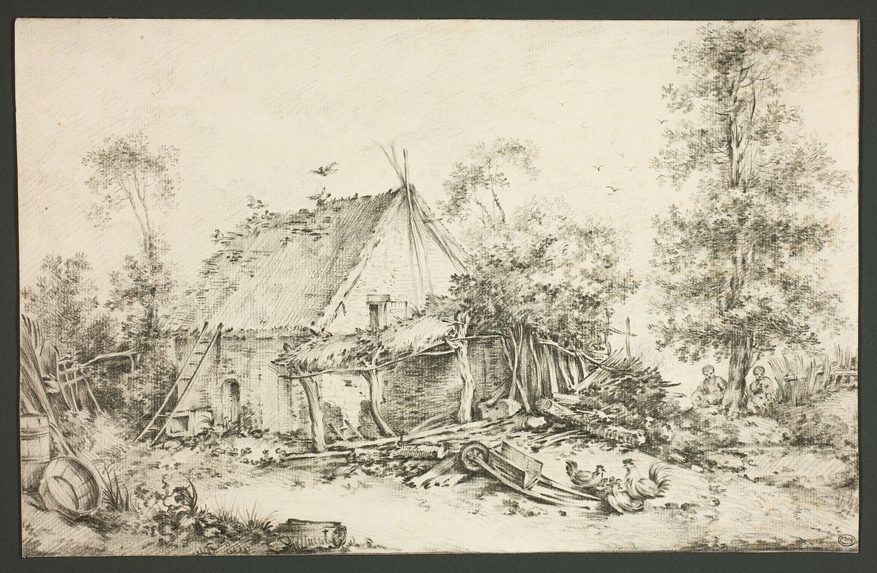 Gospodarstwo Dziedziniec autorstwa François Boucher