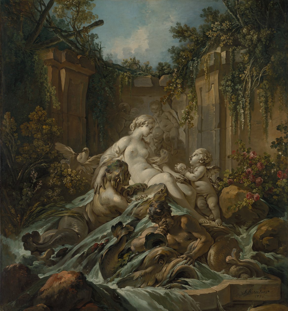 Fontanna Wenus, 1756. autorstwa François Boucher