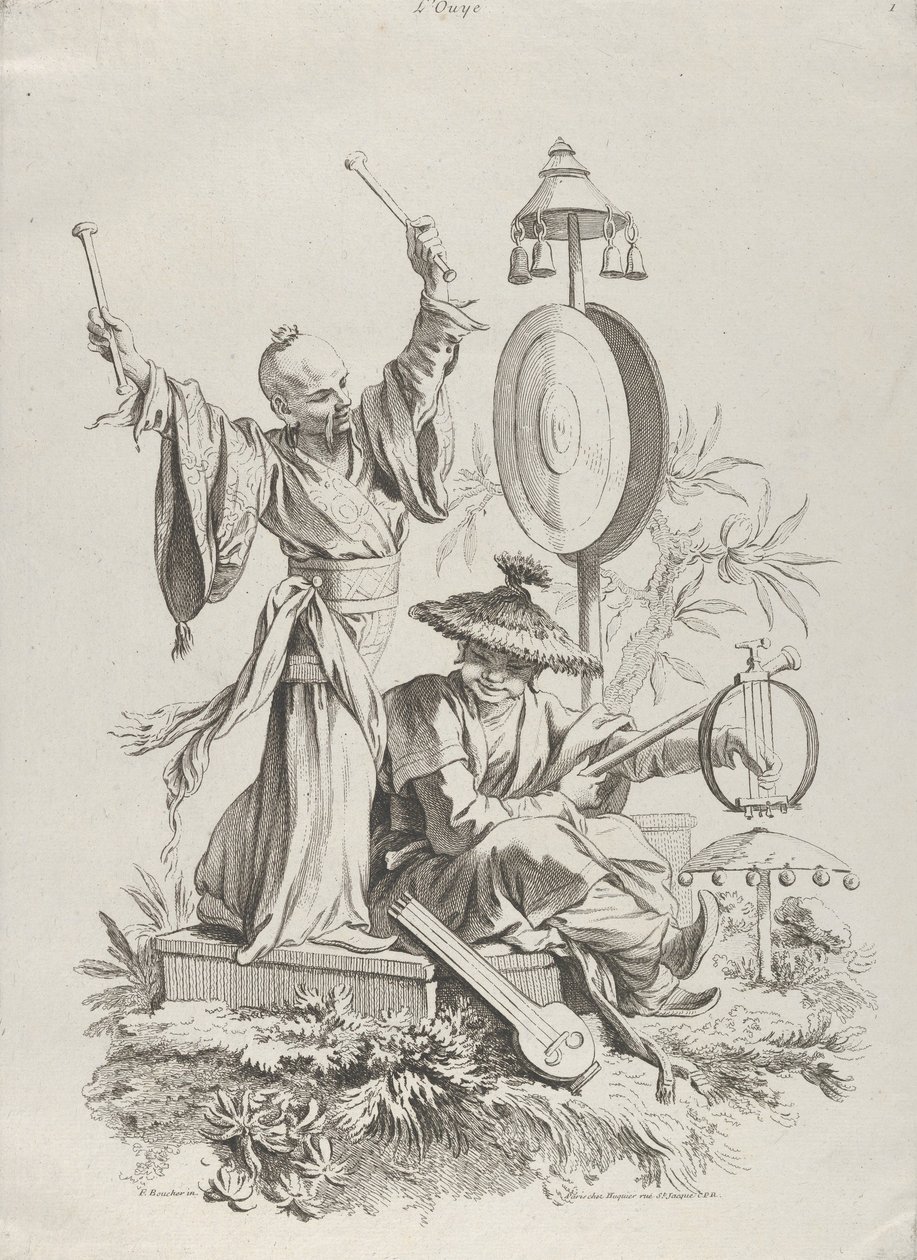 Przesłuchanie, 1720-70. autorstwa François Boucher