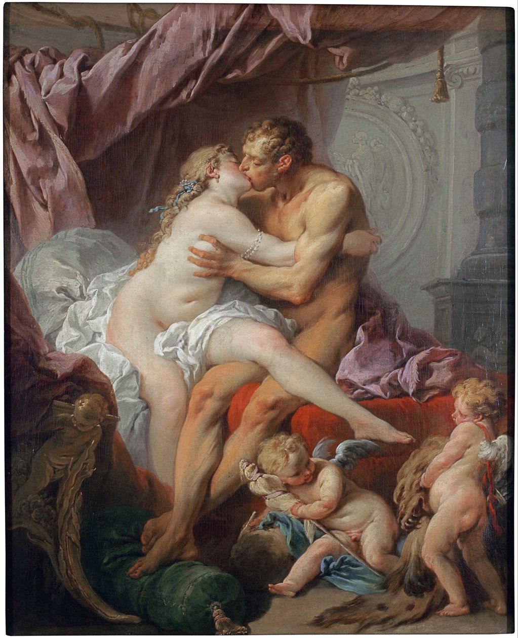Herkules i Omfale autorstwa François Boucher
