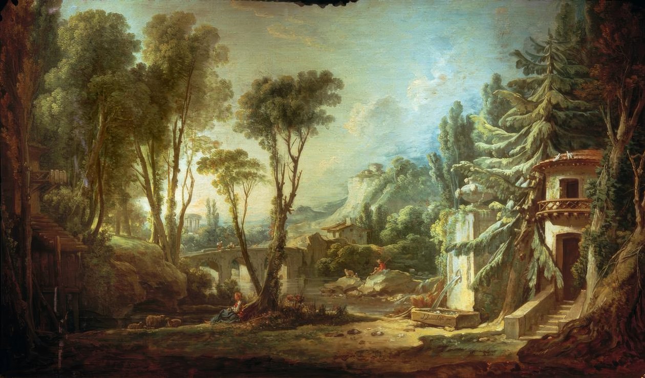 Krajobraz duszpasterski autorstwa François Boucher
