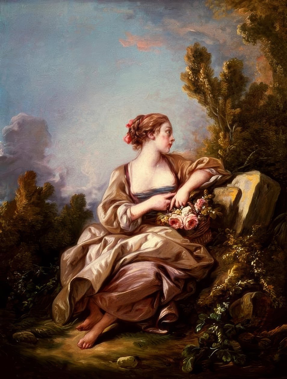 Mały ogrodnik autorstwa François Boucher