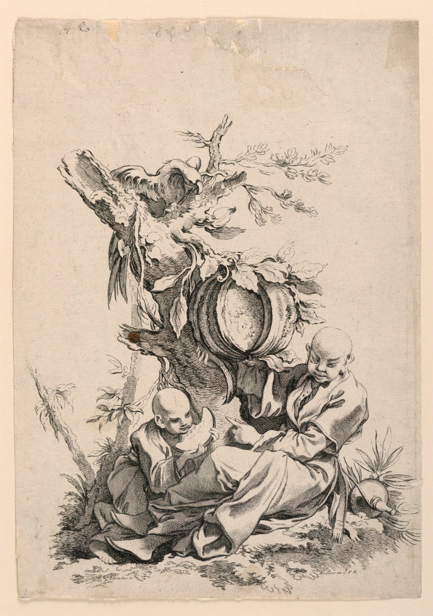Le Gout (Smak) z serii Les Cinq Senses (Pięć zmysłów) autorstwa François Boucher
