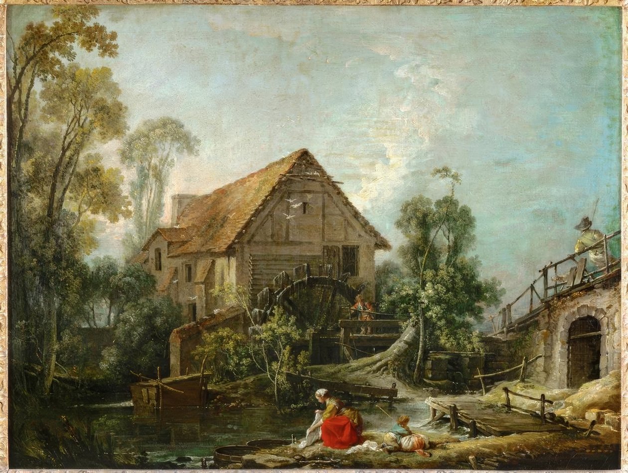 Młyn autorstwa François Boucher
