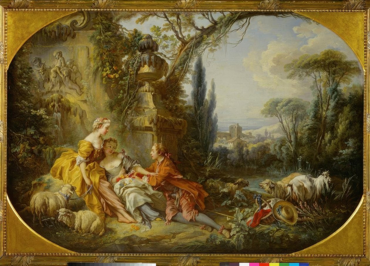 Uroki wiejskiego życia autorstwa François Boucher