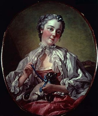Madame Boucher, ok. 1743 (olej na płótnie) autorstwa François Boucher
