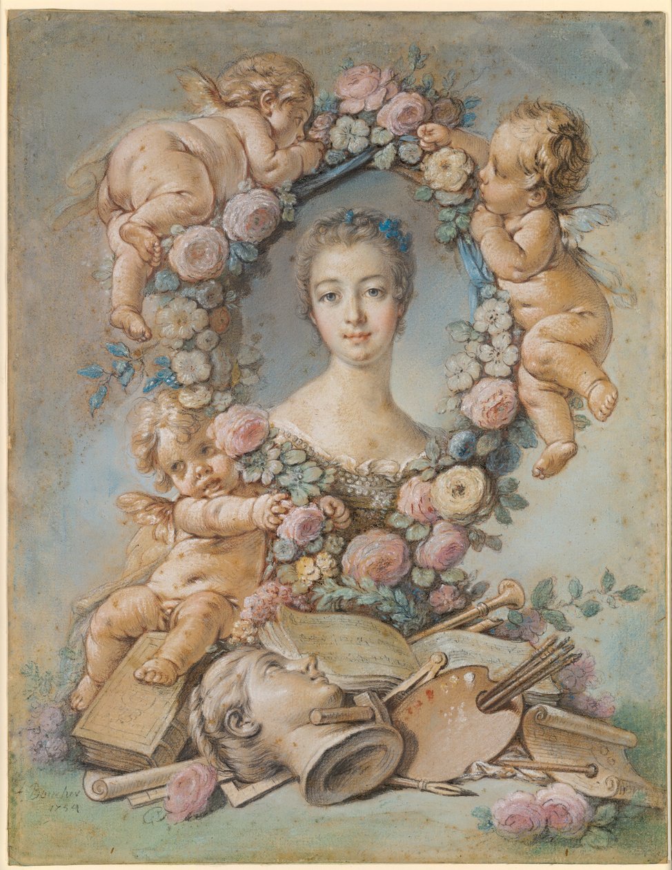 Madame de Pompadour autorstwa François Boucher