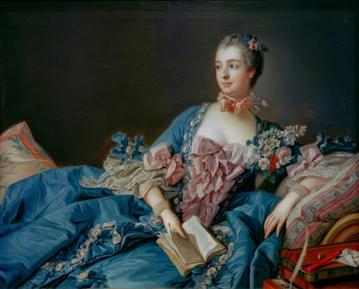 Madame de Pompadour autorstwa François Boucher