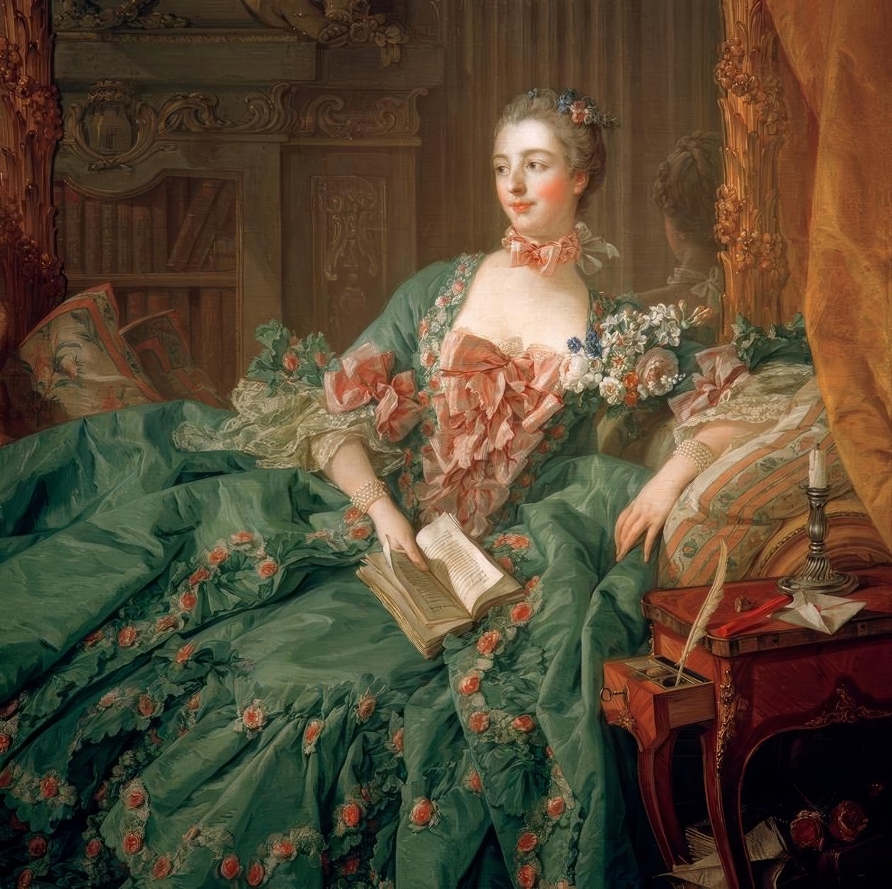 Madame de Pompadour autorstwa François Boucher