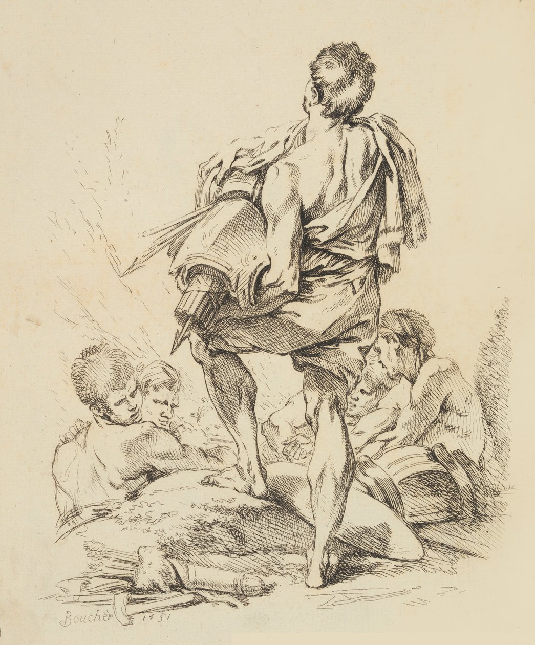 Nowa księga różnych postaci, 1751. autorstwa François Boucher