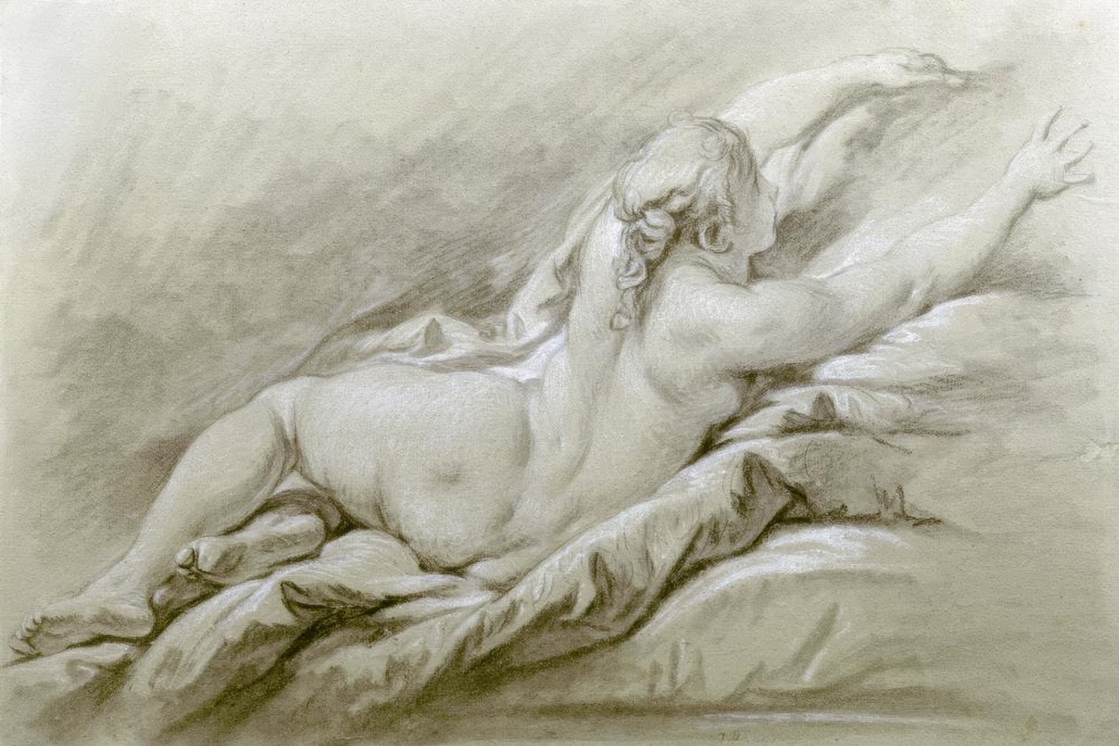 Leżąc nago autorstwa François Boucher