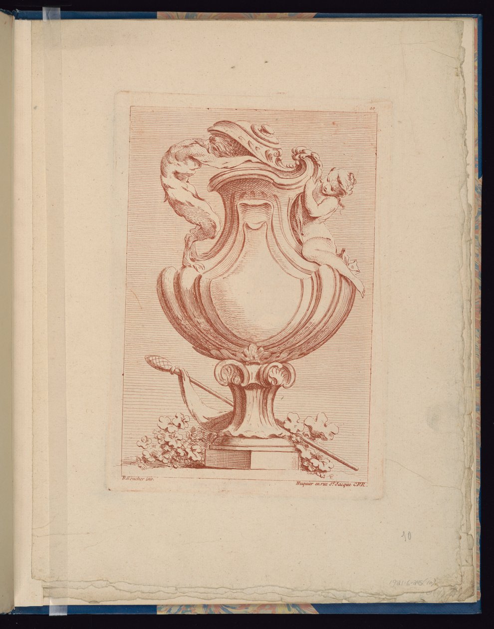 Tabliczka 10, Livre de vases (Księga Waz) autorstwa François Boucher