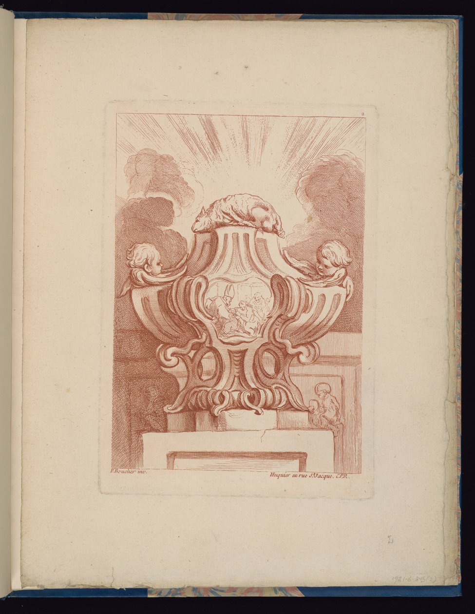 Talerz 2, Livre de vases (Księga Waz) autorstwa François Boucher