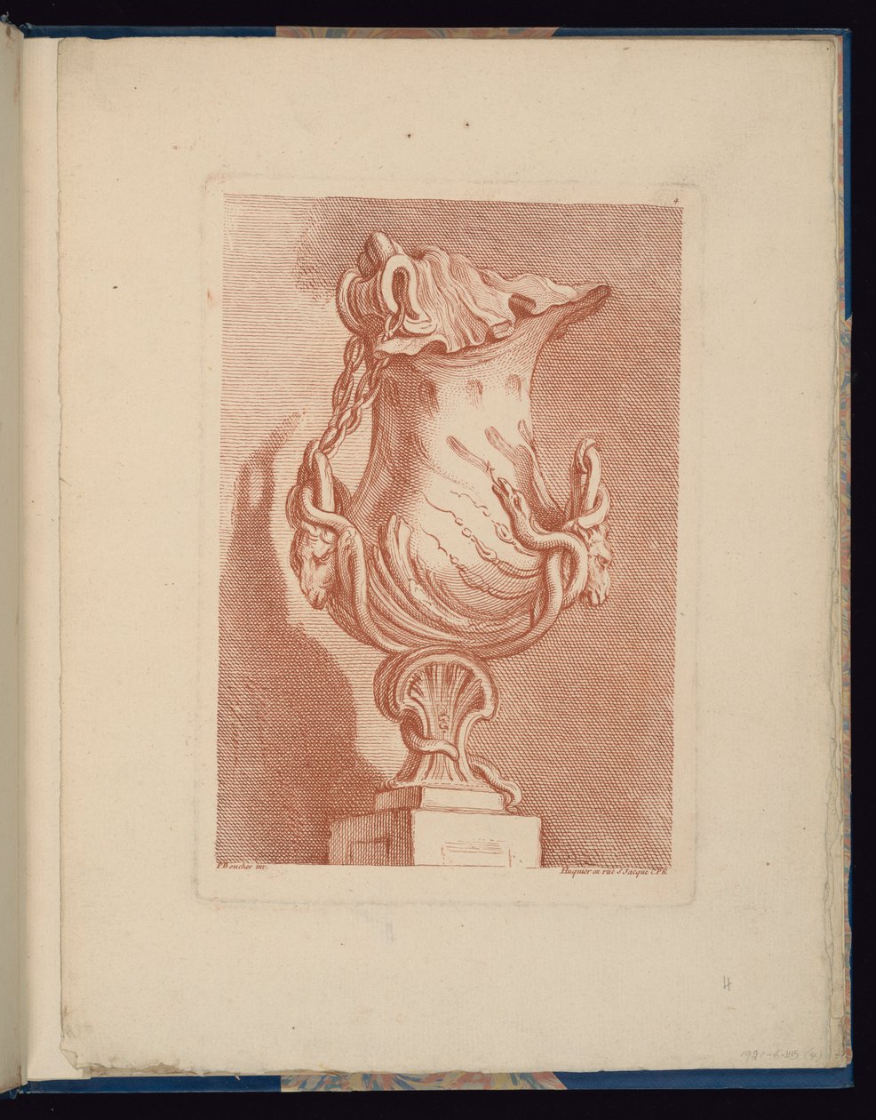 Tabliczka 4, Livre de vases (Księga Waz) autorstwa François Boucher