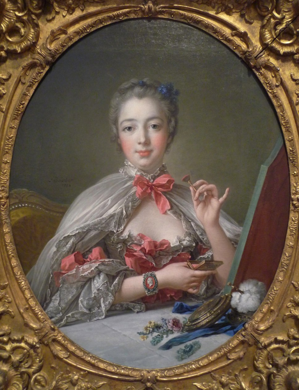 Portret markizy de Pompadour 1721-1764, 1750 autorstwa François Boucher