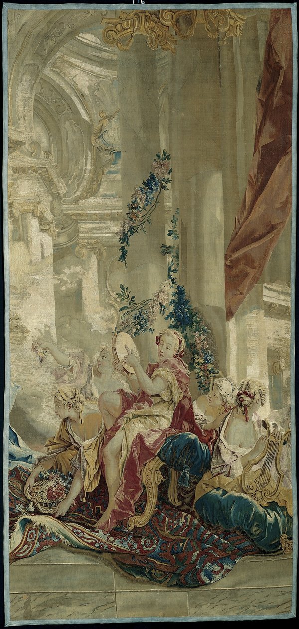 Wejście Psyche do pałacu Kupidyna z opowieści o Psyche autorstwa François Boucher