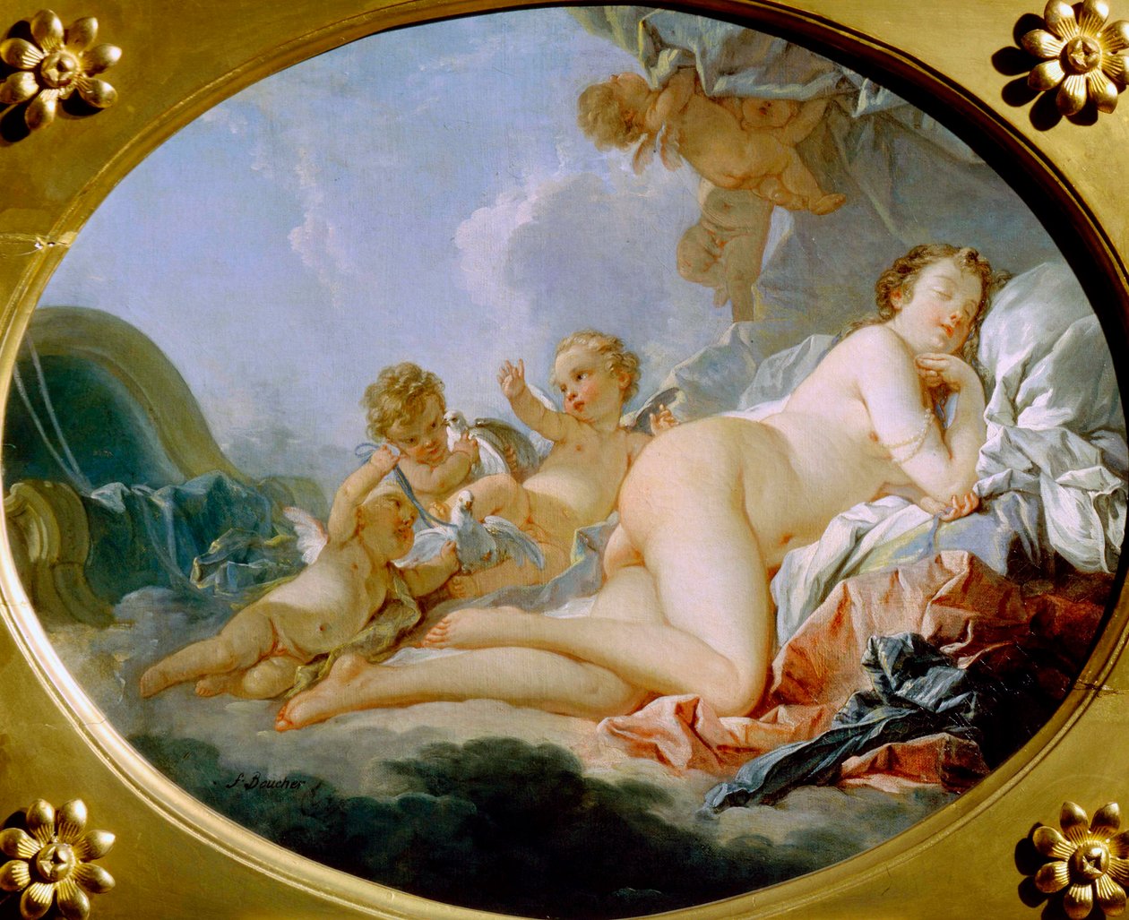 Śpiąca Wenus, XVIII wiek. autorstwa François Boucher