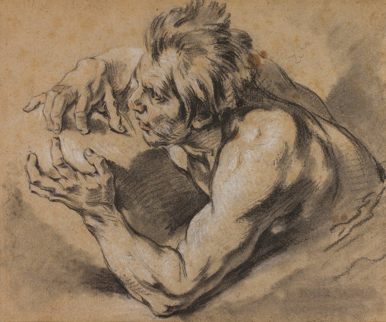 Studium Trytona autorstwa François Boucher
