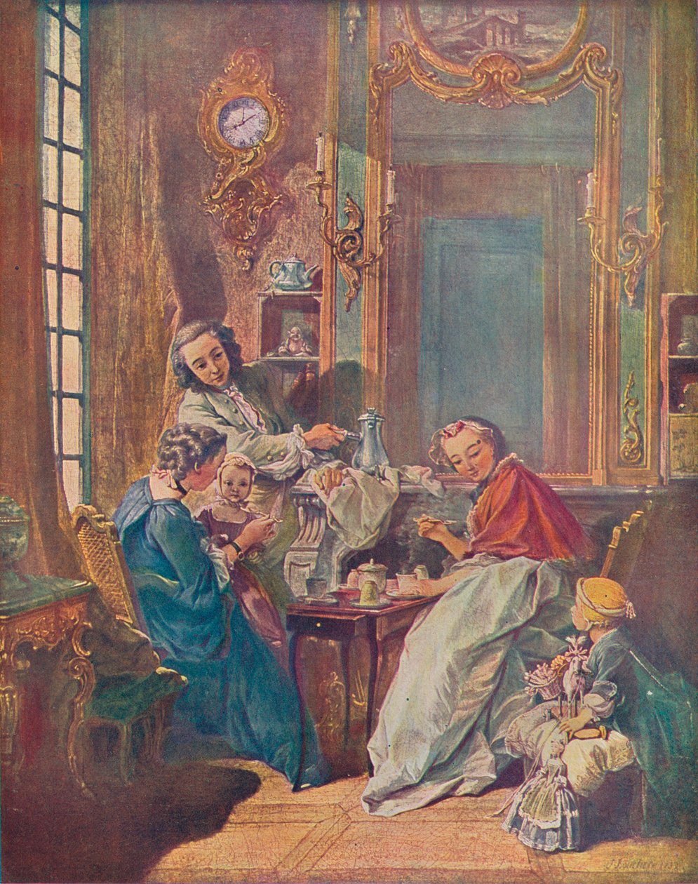 Popołudniowy posiłek, 1739 autorstwa François Boucher
