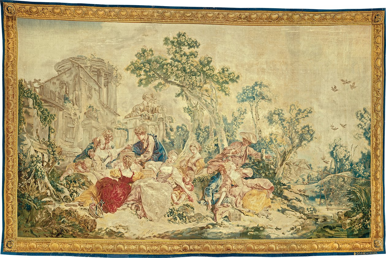 Łapacz ptaków, ze Szlachetnego duszpasterstwa autorstwa François Boucher
