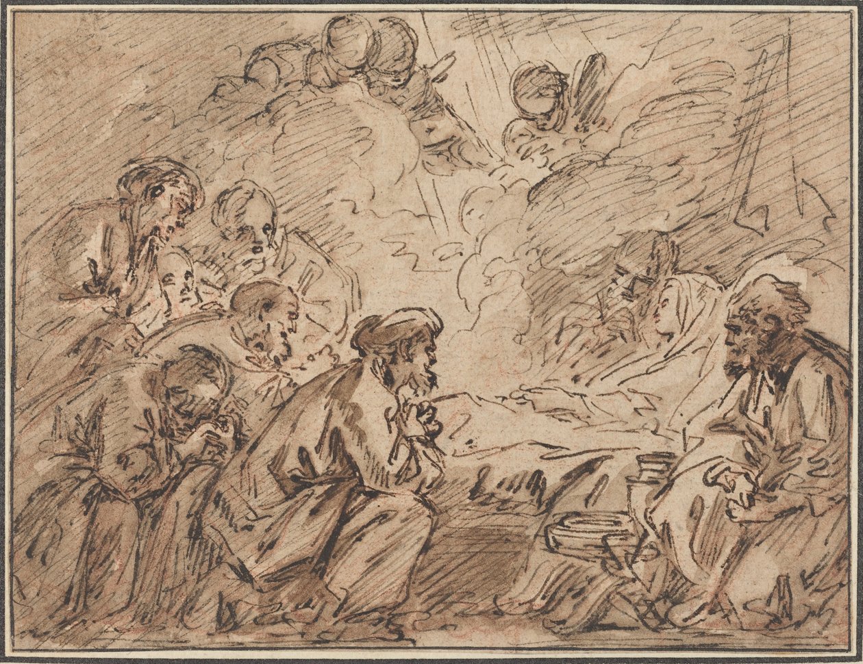 Śmierć Dziewicy autorstwa François Boucher