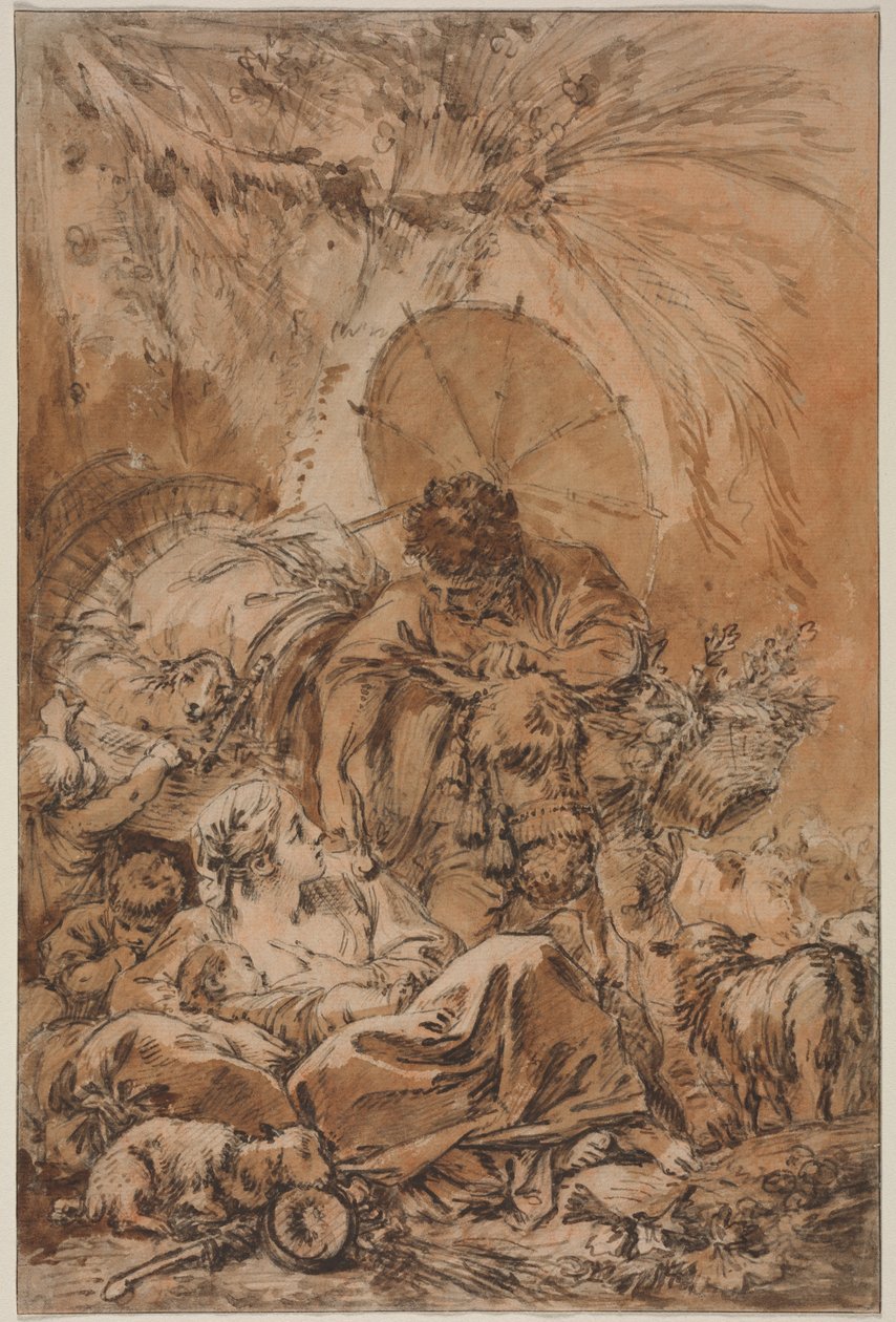 Odejście Jakuba autorstwa François Boucher