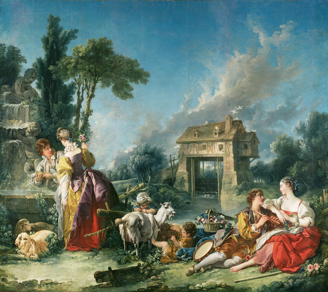 Fontanna miłości autorstwa François Boucher