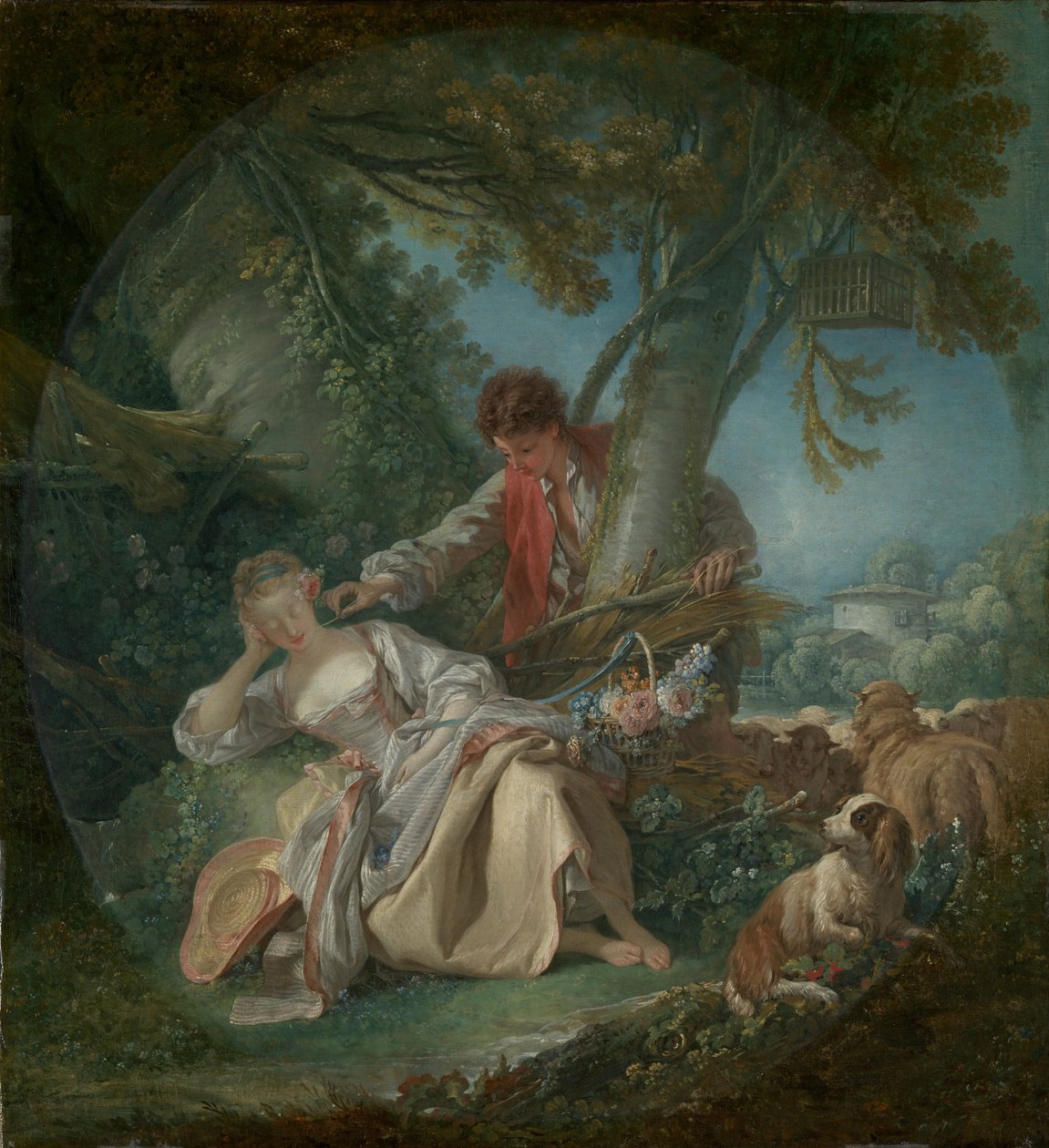 Przerwany sen, 1750 autorstwa François Boucher