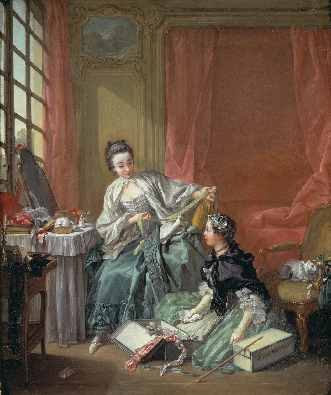 Milionerka, 1746 autorstwa François Boucher