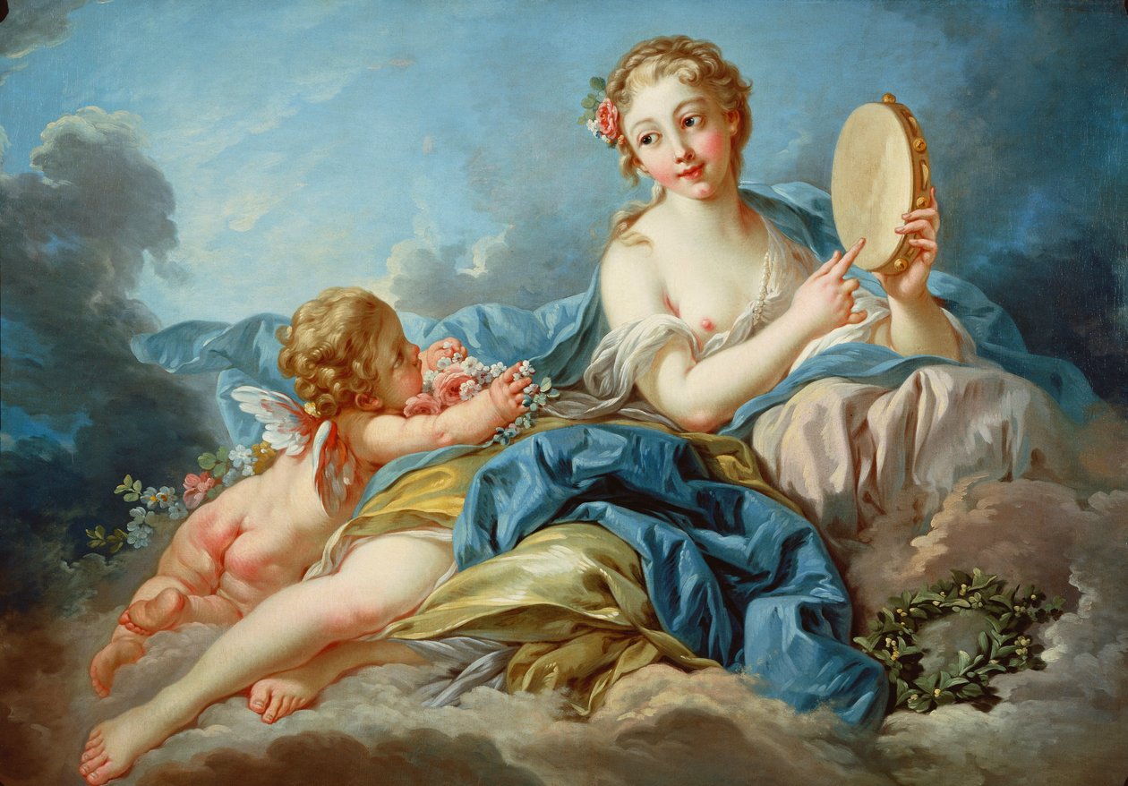 Muza Terpsychór autorstwa François Boucher