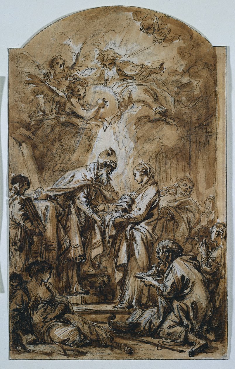Ofiarowanie w świątyni autorstwa François Boucher
