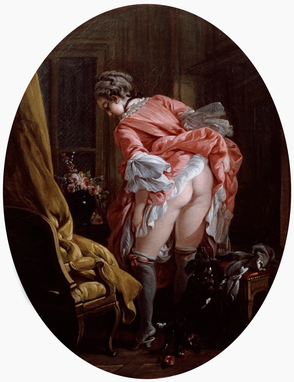 Podwyższona spódnica, 1742 autorstwa François Boucher