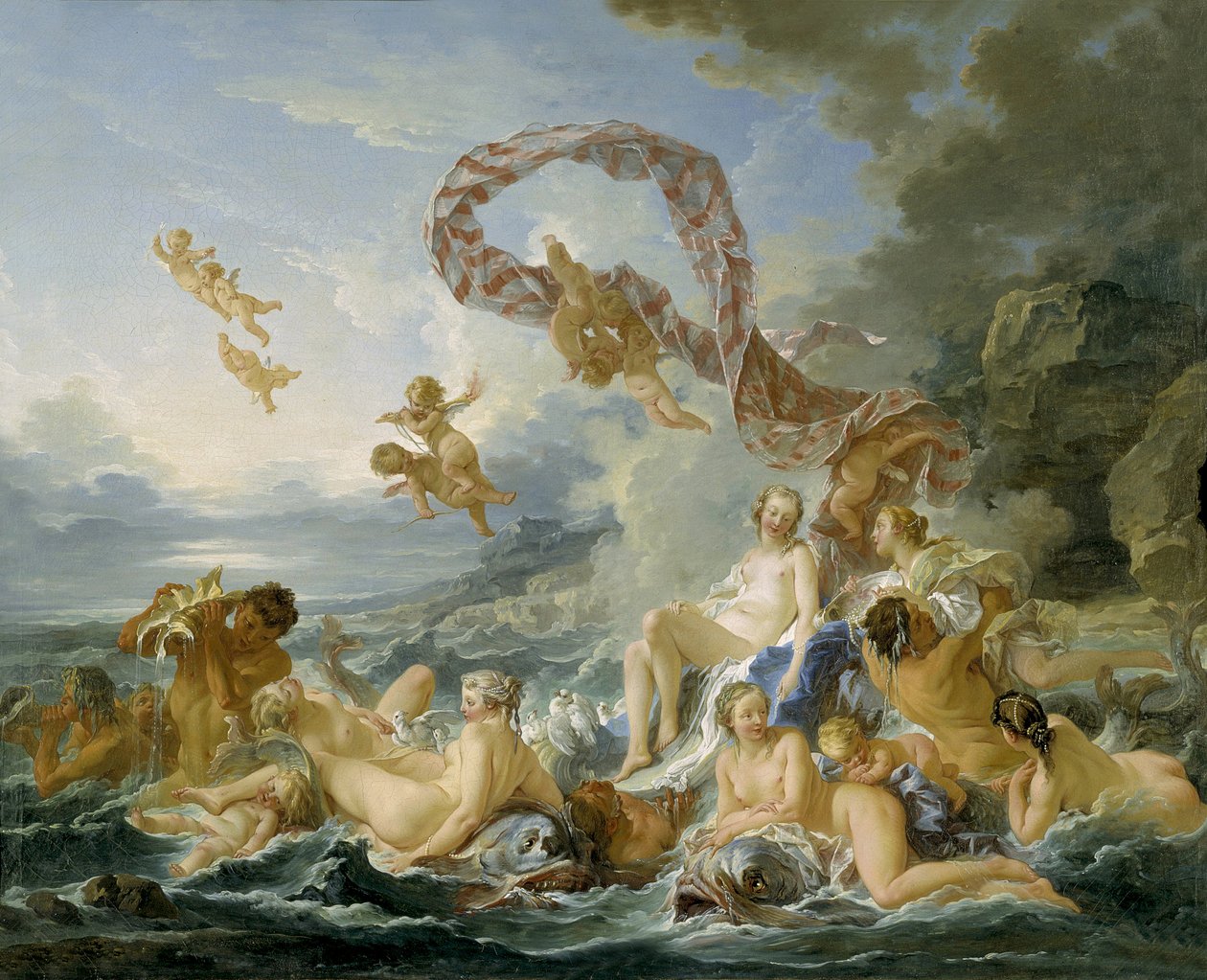 Triumf Wenus, 1740 autorstwa François Boucher
