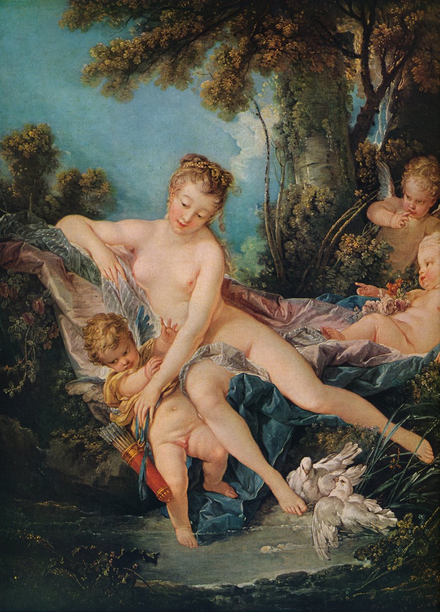 Wenus pocieszająca miłość, 1751 autorstwa François Boucher