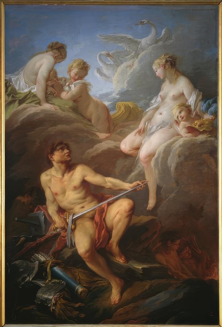 Wenus prosi Wulkana o broń dla Eneasza autorstwa François Boucher