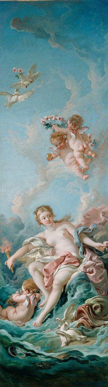 Wenus na falach autorstwa François Boucher