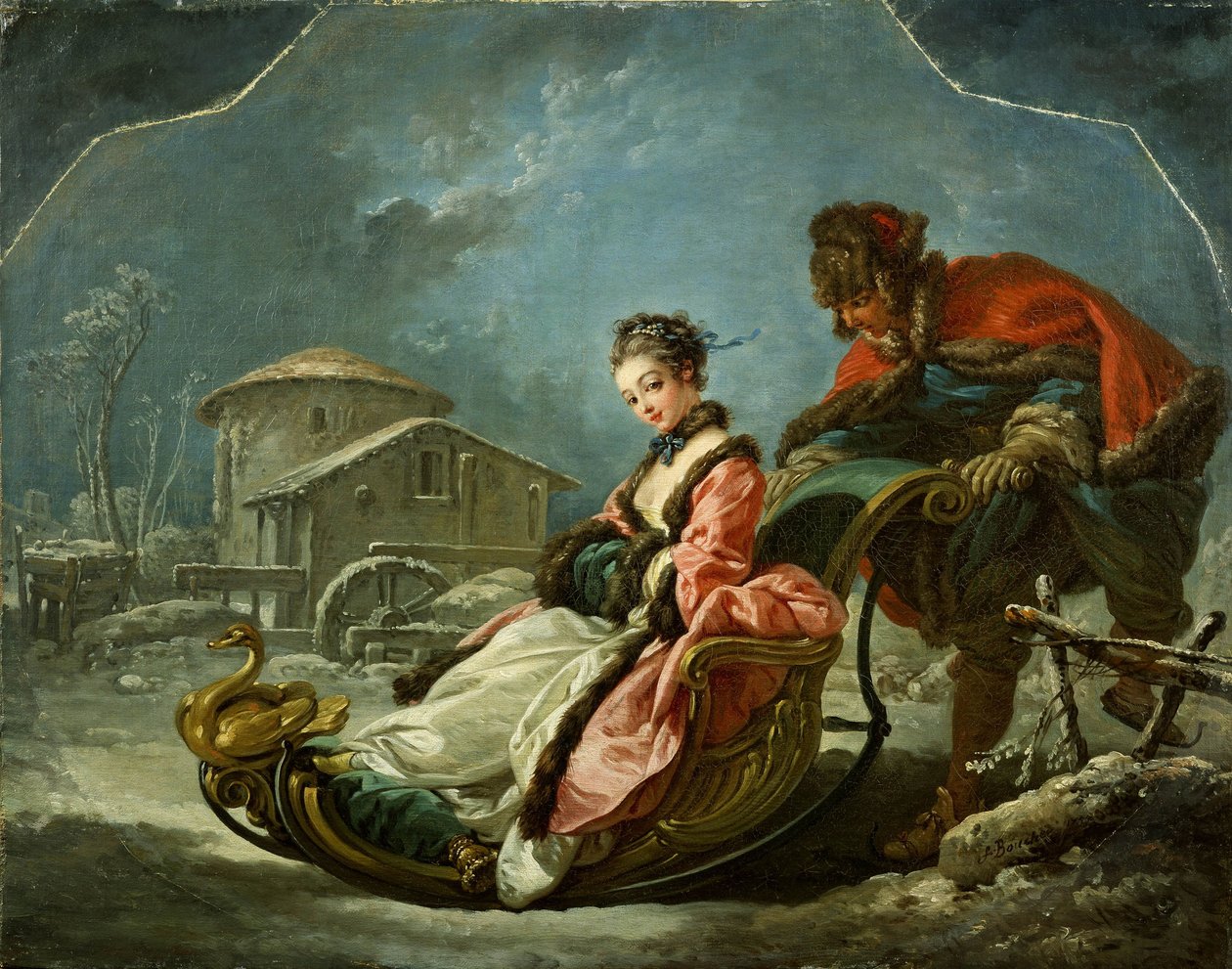 Zima autorstwa François Boucher