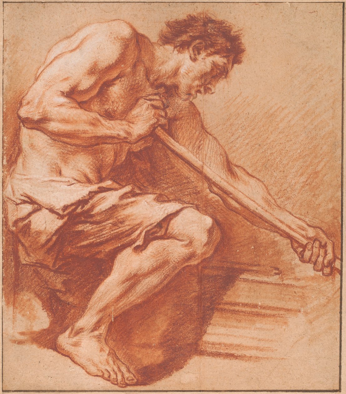 Pracownik w kuźni autorstwa François Boucher