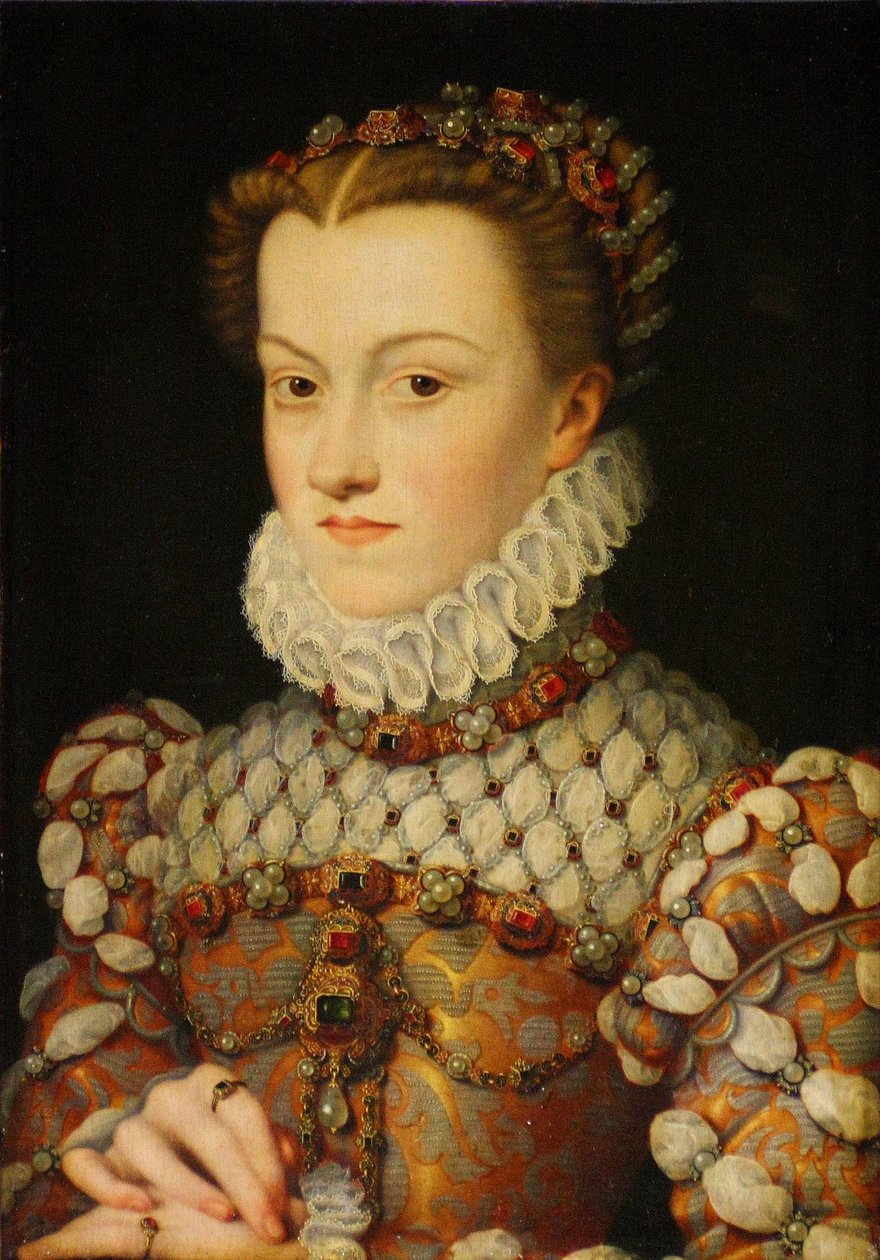 Elżbieta Austriacka 15541592, królowa Francji, ok. 1571-1572 autorstwa François Clouet